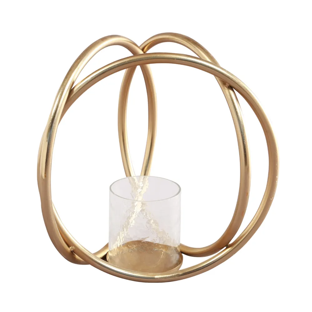 Candle Holder | Minimalist Sphere Design | Table Top Accent | Festive Decor