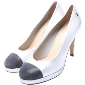 Cap Toe Pumps Size 37.5