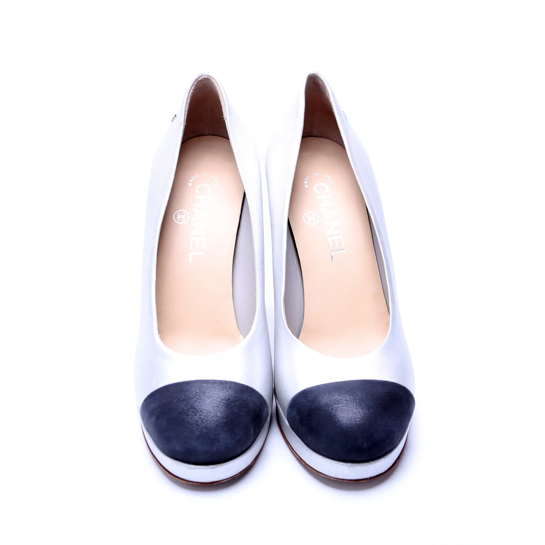 Cap Toe Pumps Size 37.5