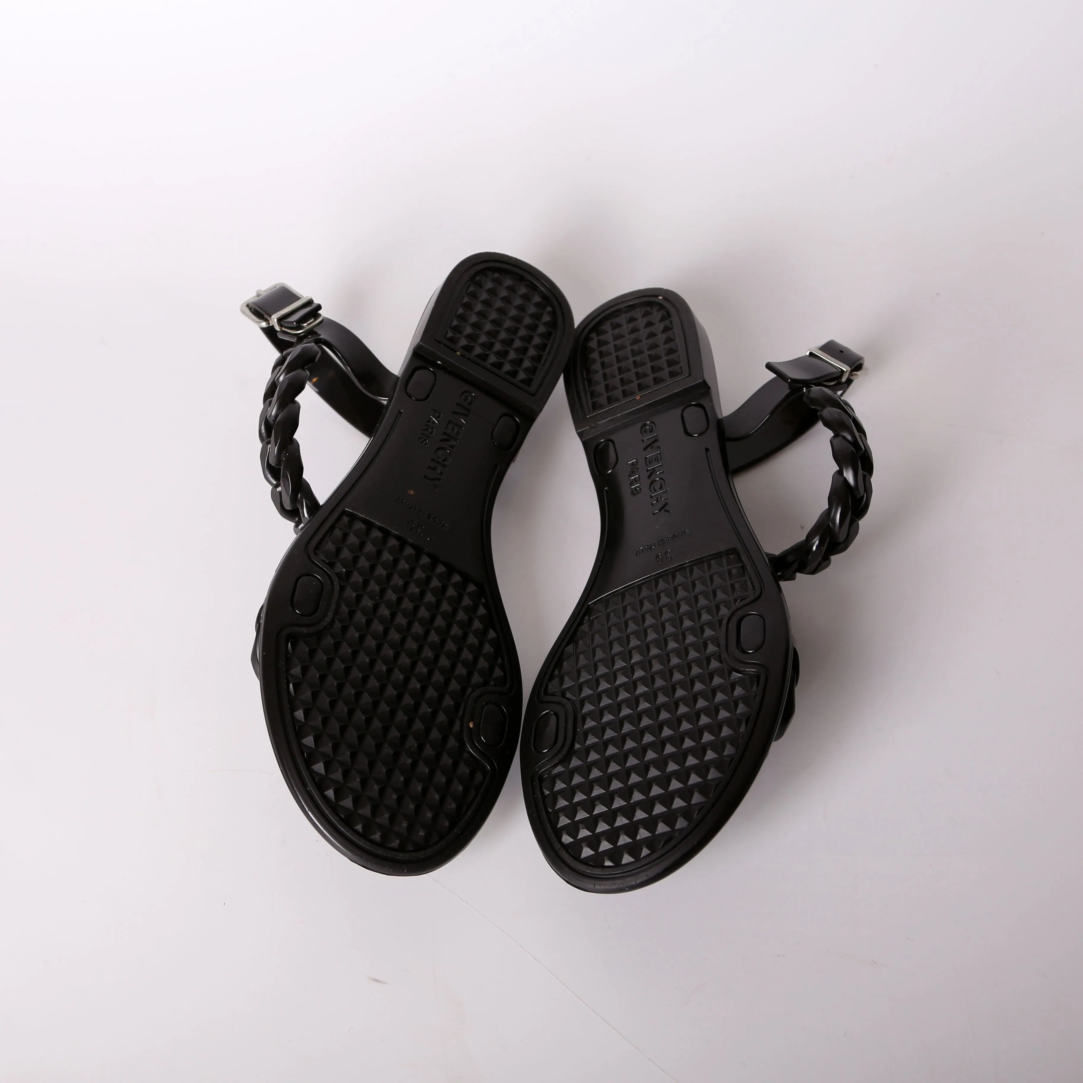 Chain Rubber Sandals Size 39