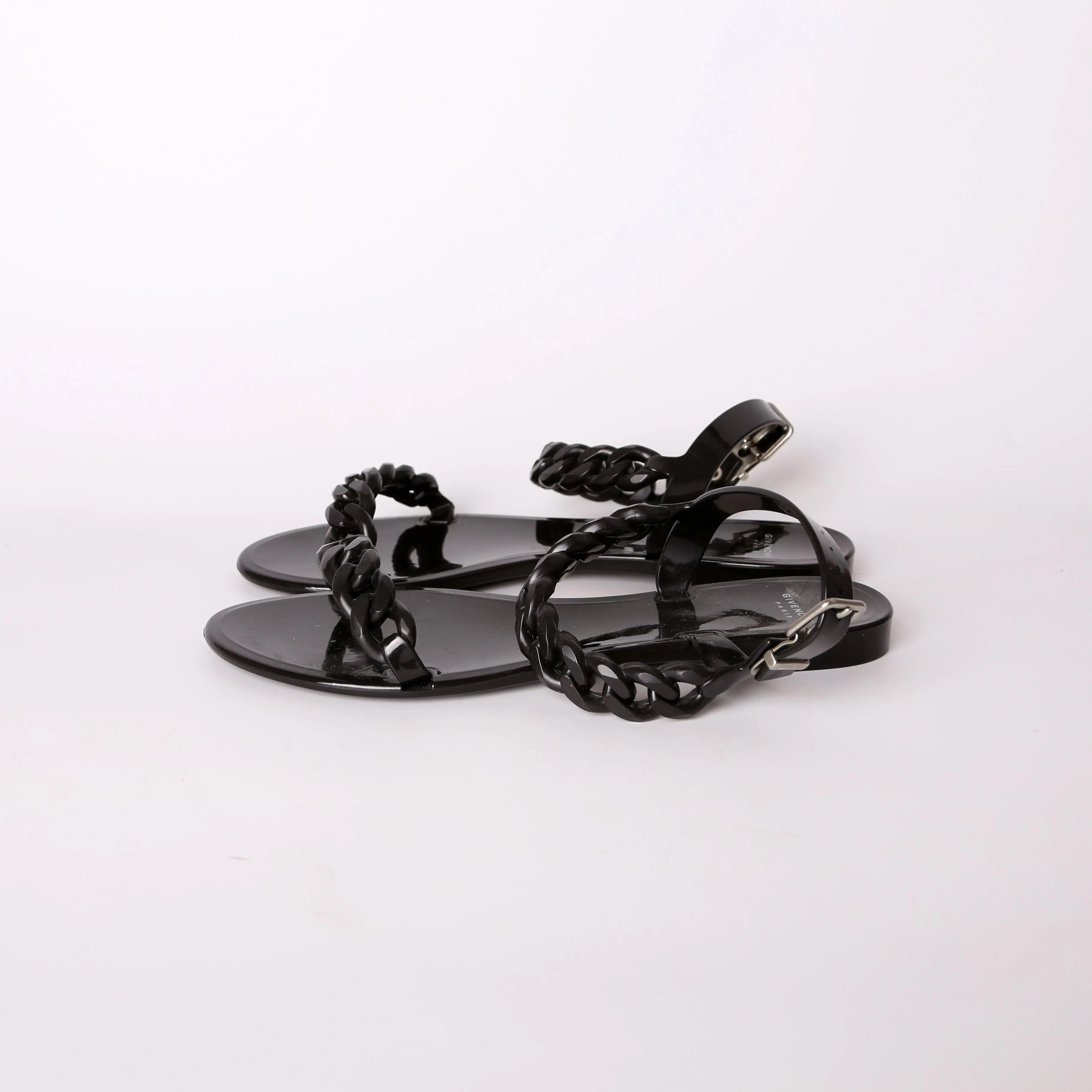 Chain Rubber Sandals Size 39