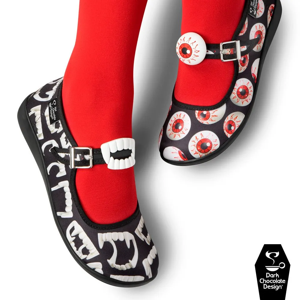 Chocolaticas® SPOOKY TOYS Women's Mary Jane Flat