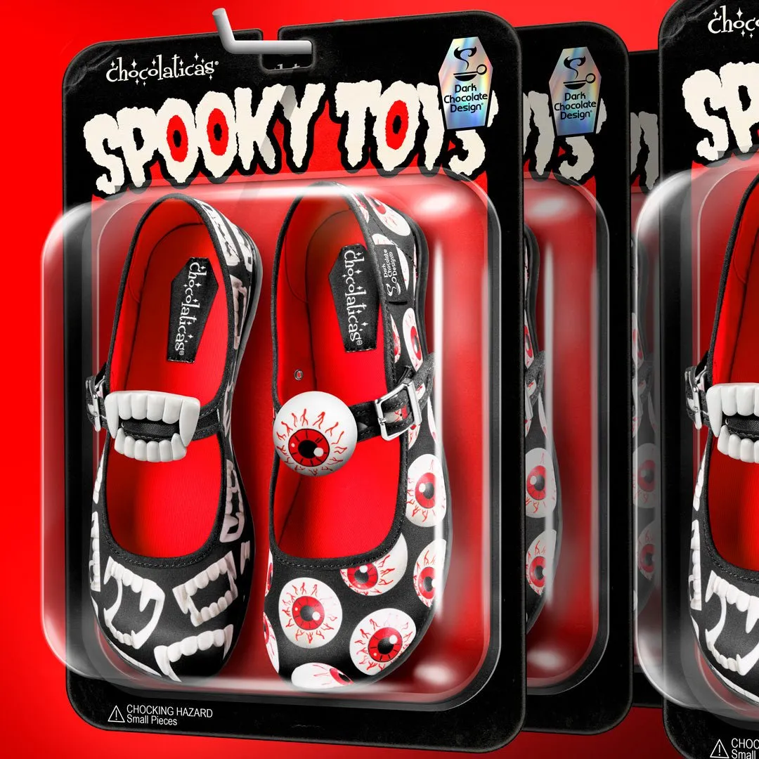 Chocolaticas® SPOOKY TOYS Women's Mary Jane Flat
