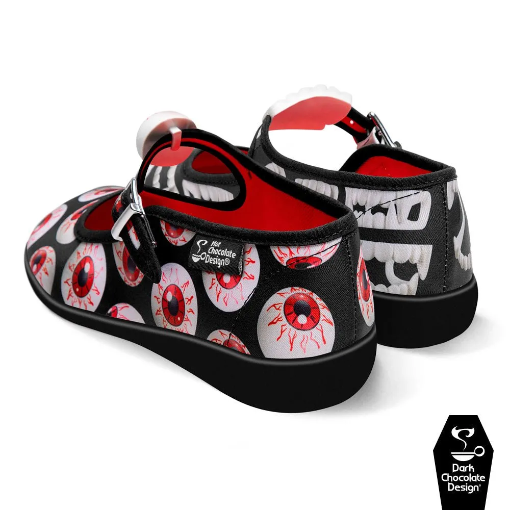 Chocolaticas® SPOOKY TOYS Women's Mary Jane Flat