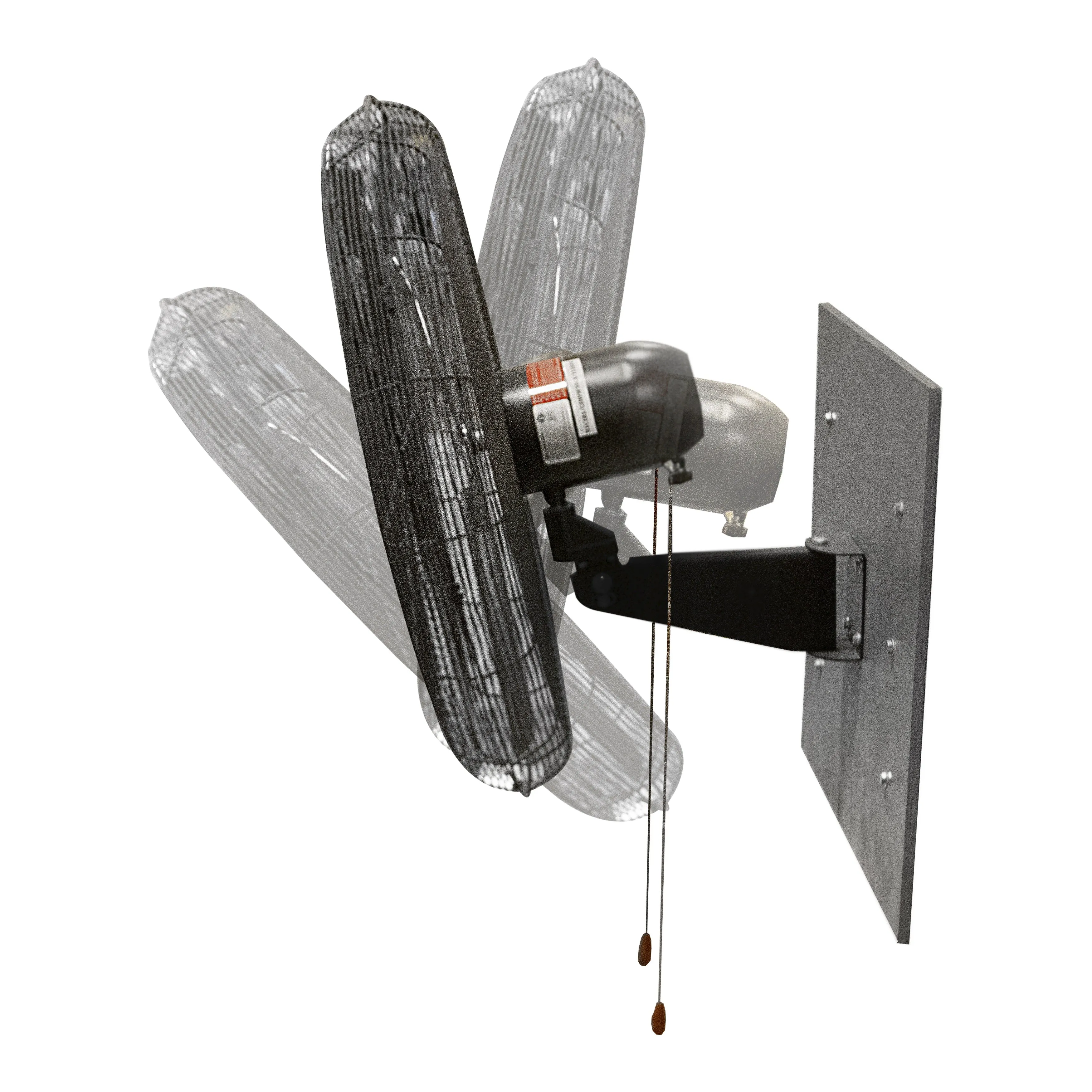 Comfort Zone 30" 2-Speed High-Velocity Industrial Wall Fan in Oscillating and Non-Oscillating Models
