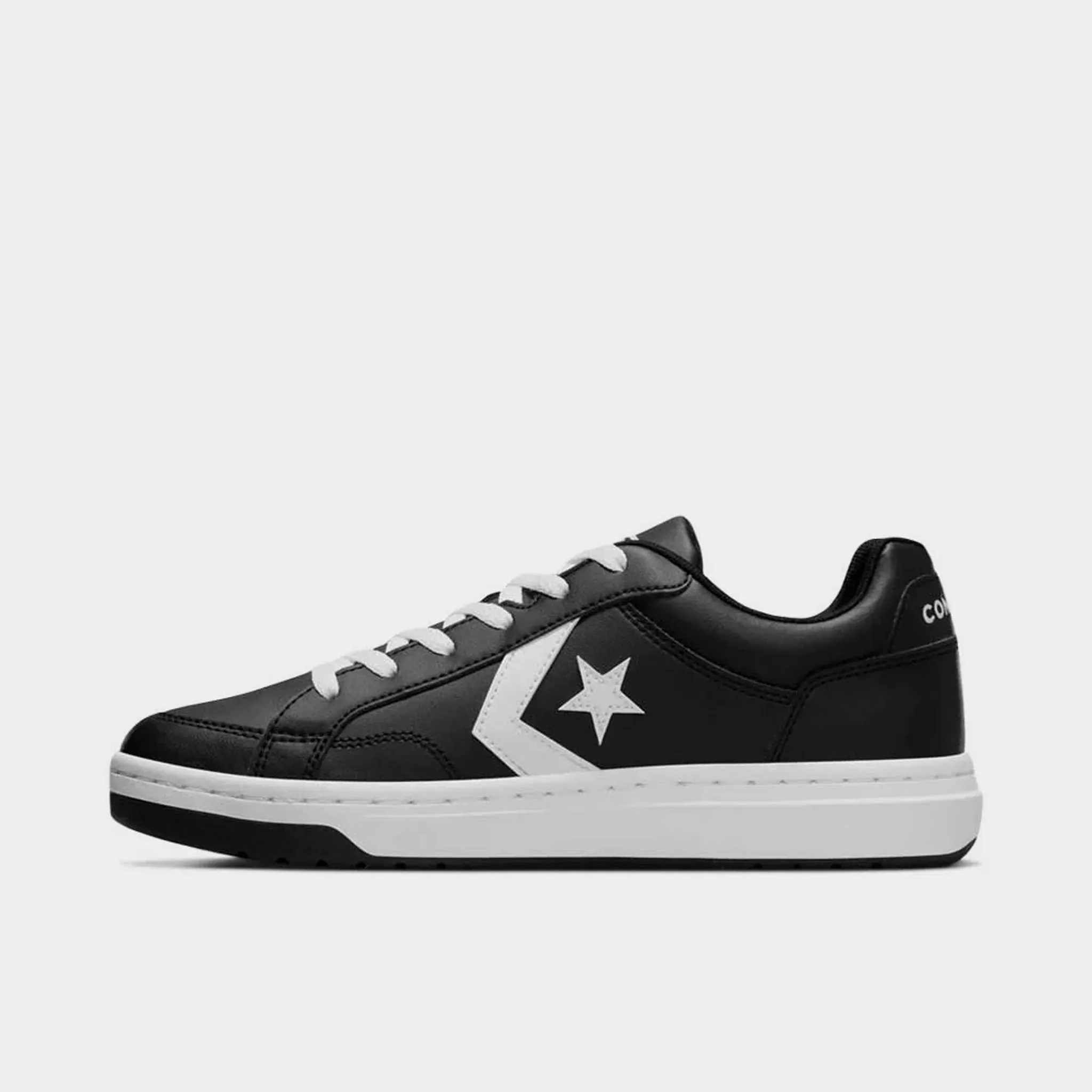 Converse Pro Leather Ox Black / White - White