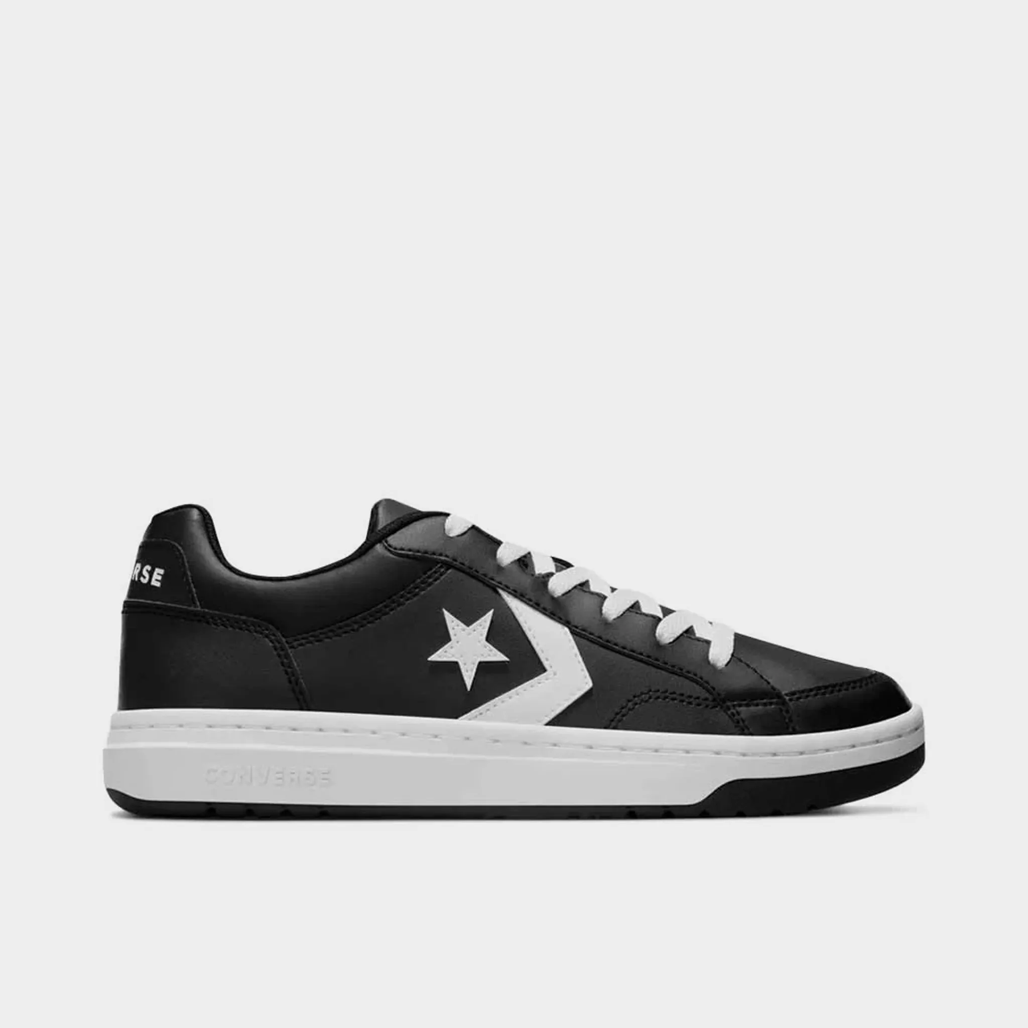 Converse Pro Leather Ox Black / White - White