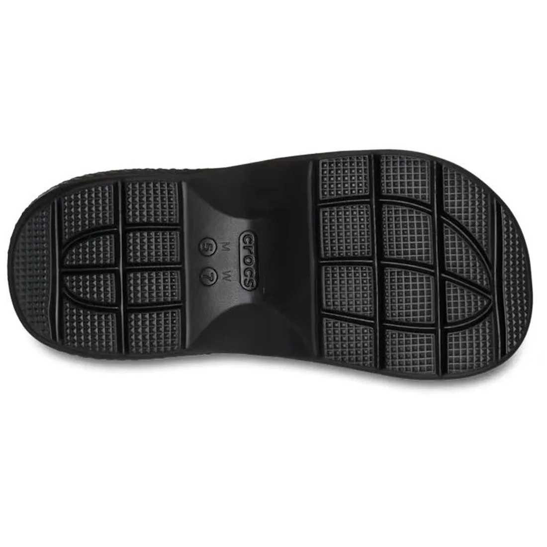 Crocs Stomp Classic  Clog Adults Black Platform CLEARANCE
