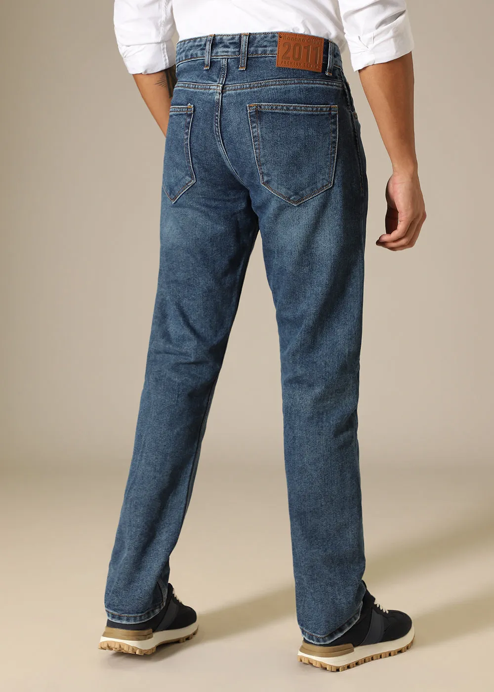 Dark Blue Wash Denim