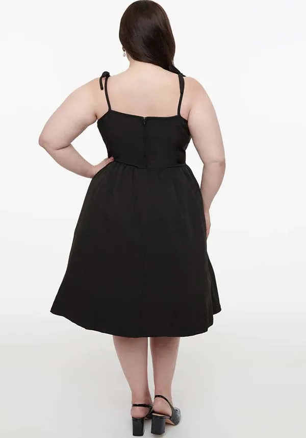 Dark Skeleton Bobbie Swing Dress | SWING DRESS