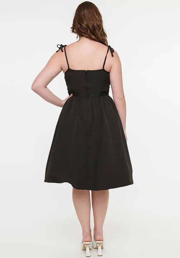 Dark Skeleton Bobbie Swing Dress | SWING DRESS