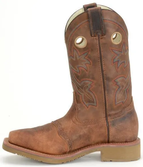 Double H Men's 13" Earthquake Rust Work Western - Wide Square Toe