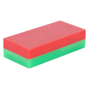 Ferrite Block Magnet - 52mm x 25mm x 12.7mm | North South Marked
