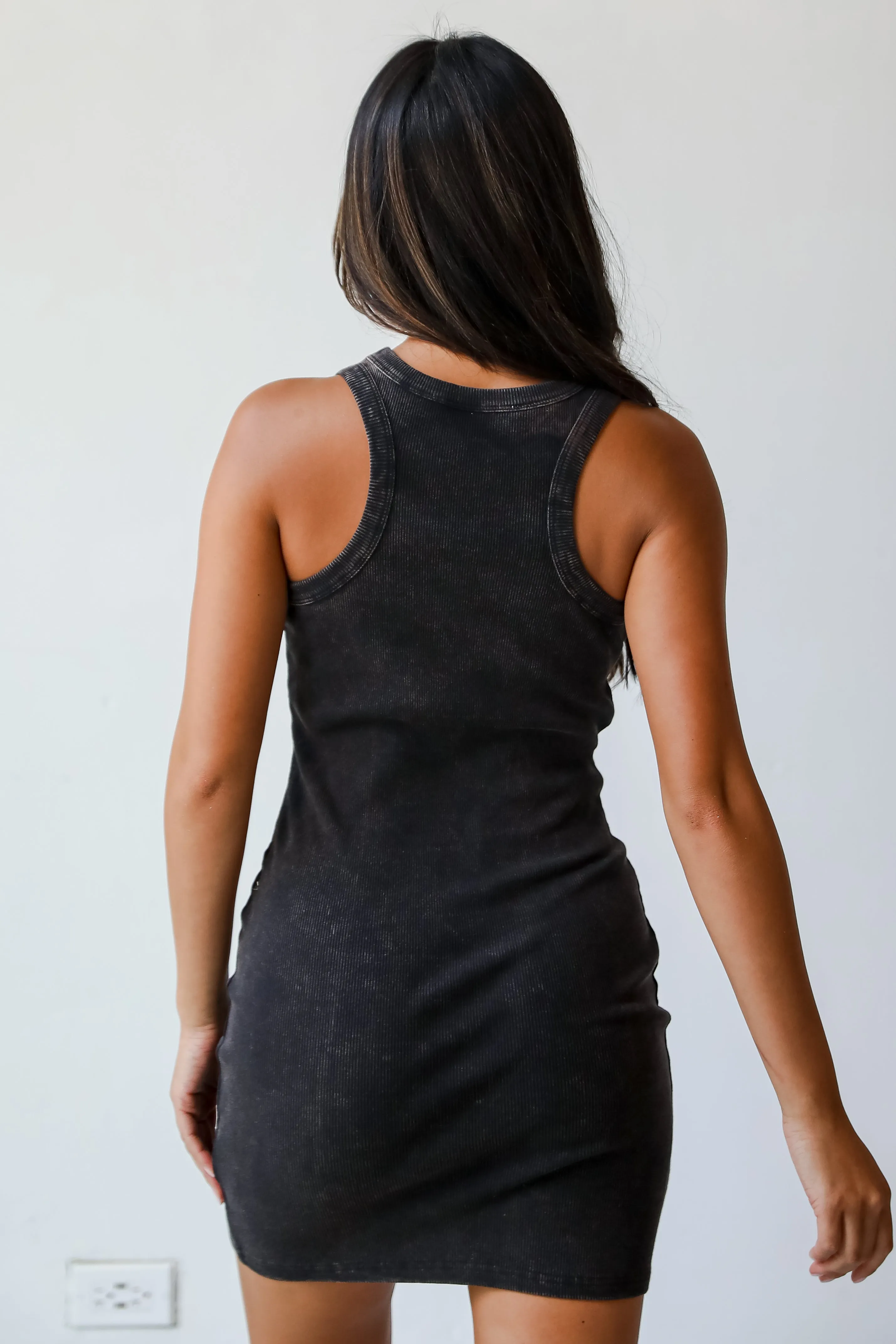 FINAL SALE - Simply Pretty Ribbed Mini Dress