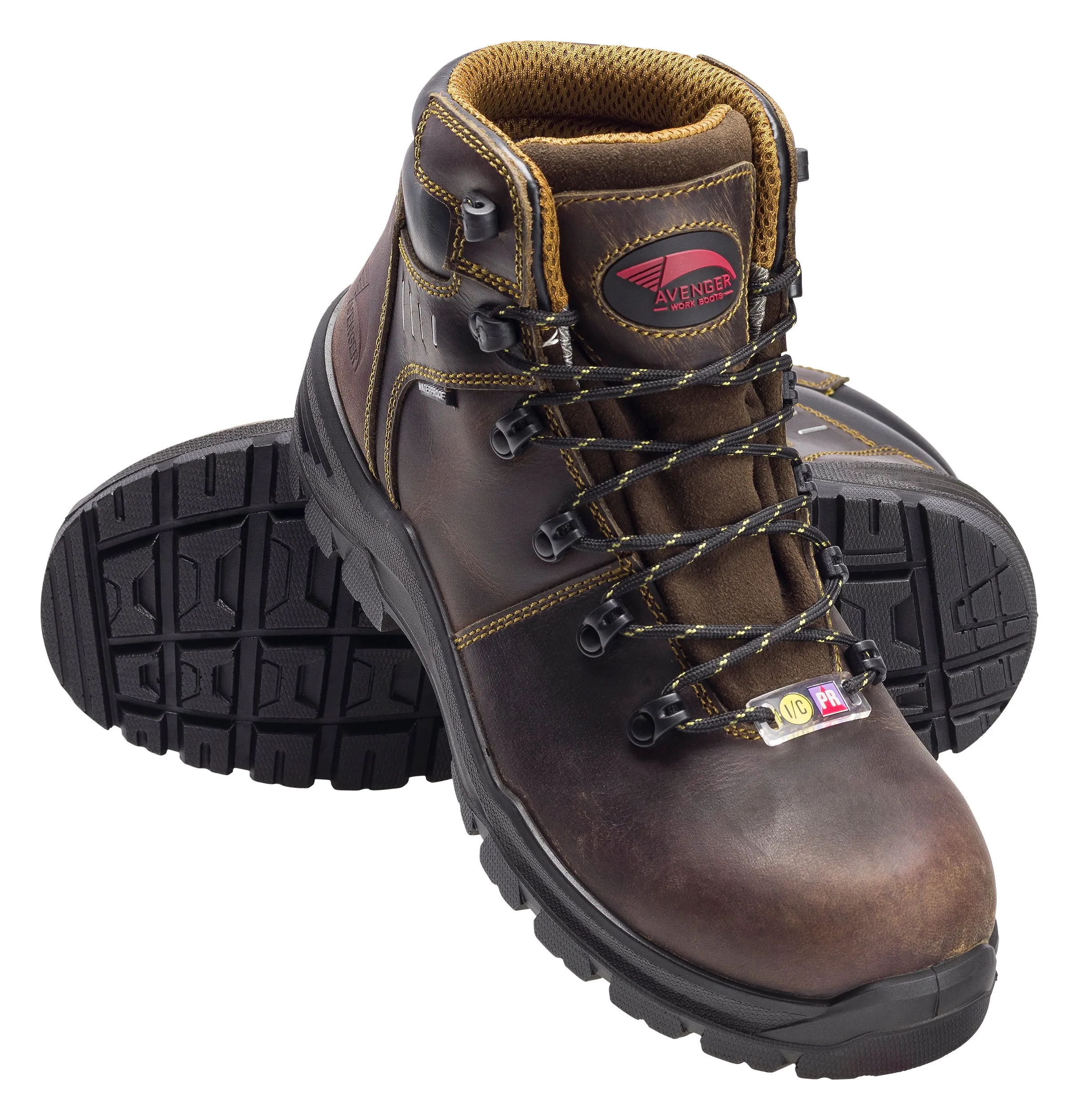 Foundation Brown Carbon Toe EH PR WP 6" Work Boot