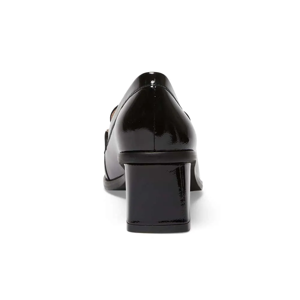 Gable Loafer in Black Patent
