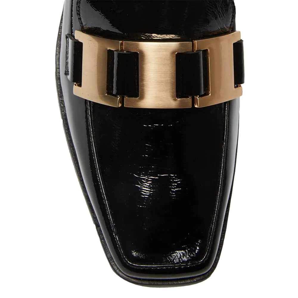 Gable Loafer in Black Patent