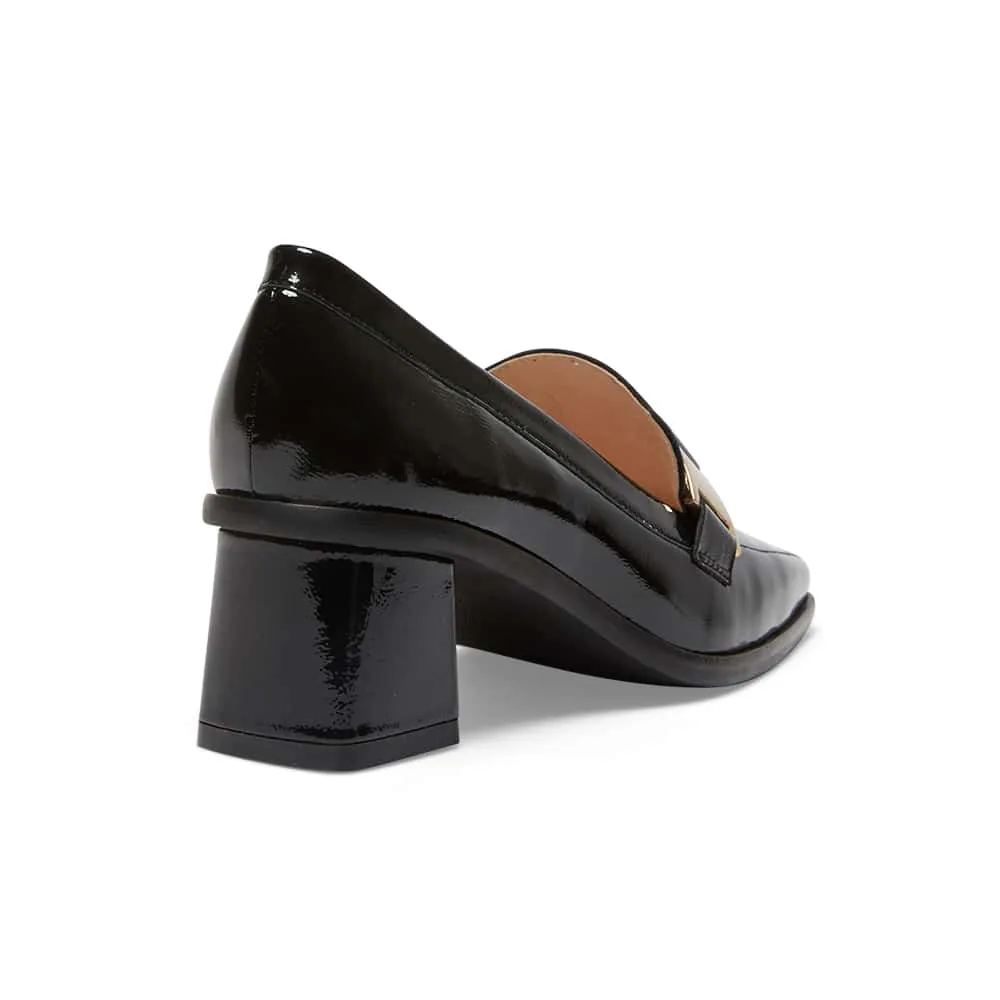 Gable Loafer in Black Patent