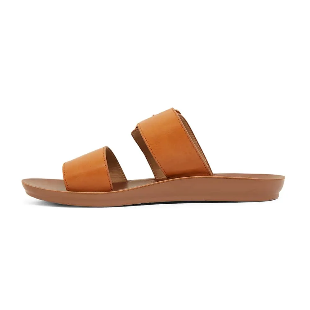 Garnet Slide in Cognac Smooth