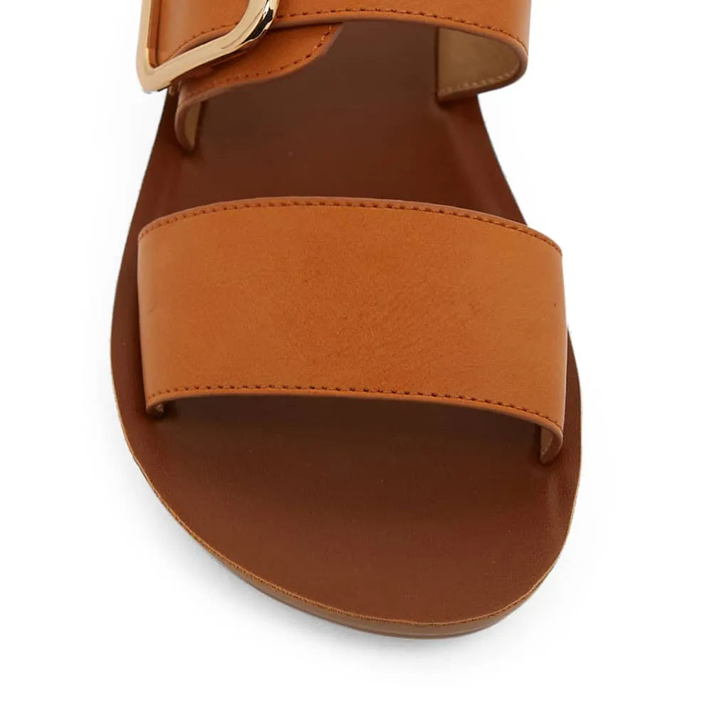 Garnet Slide in Cognac Smooth