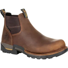 Georgia Men's - 6" Waterproof Eagle One Chelsea - Round Soft Toe