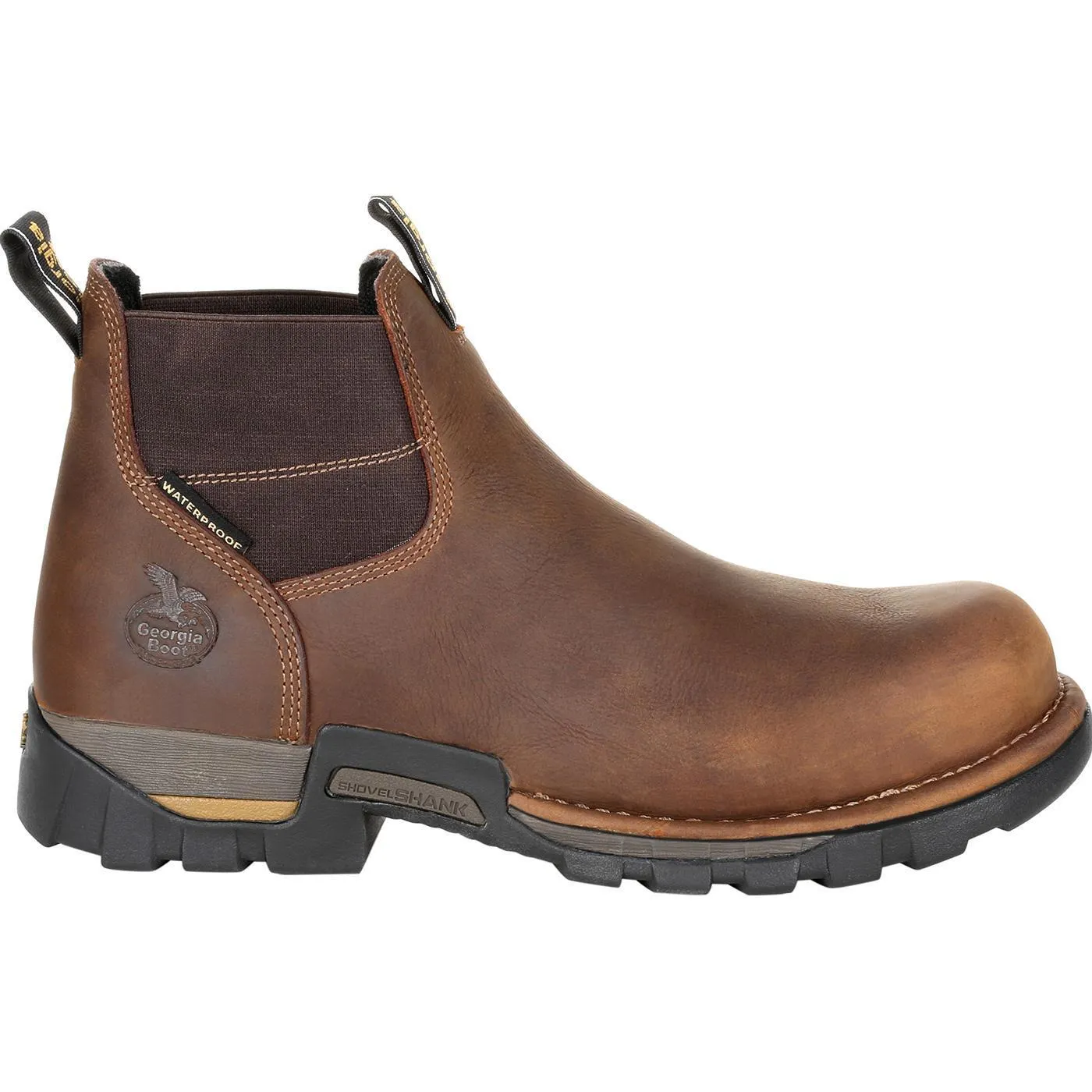 Georgia Men's - 6" Waterproof Eagle One Chelsea - Round Soft Toe