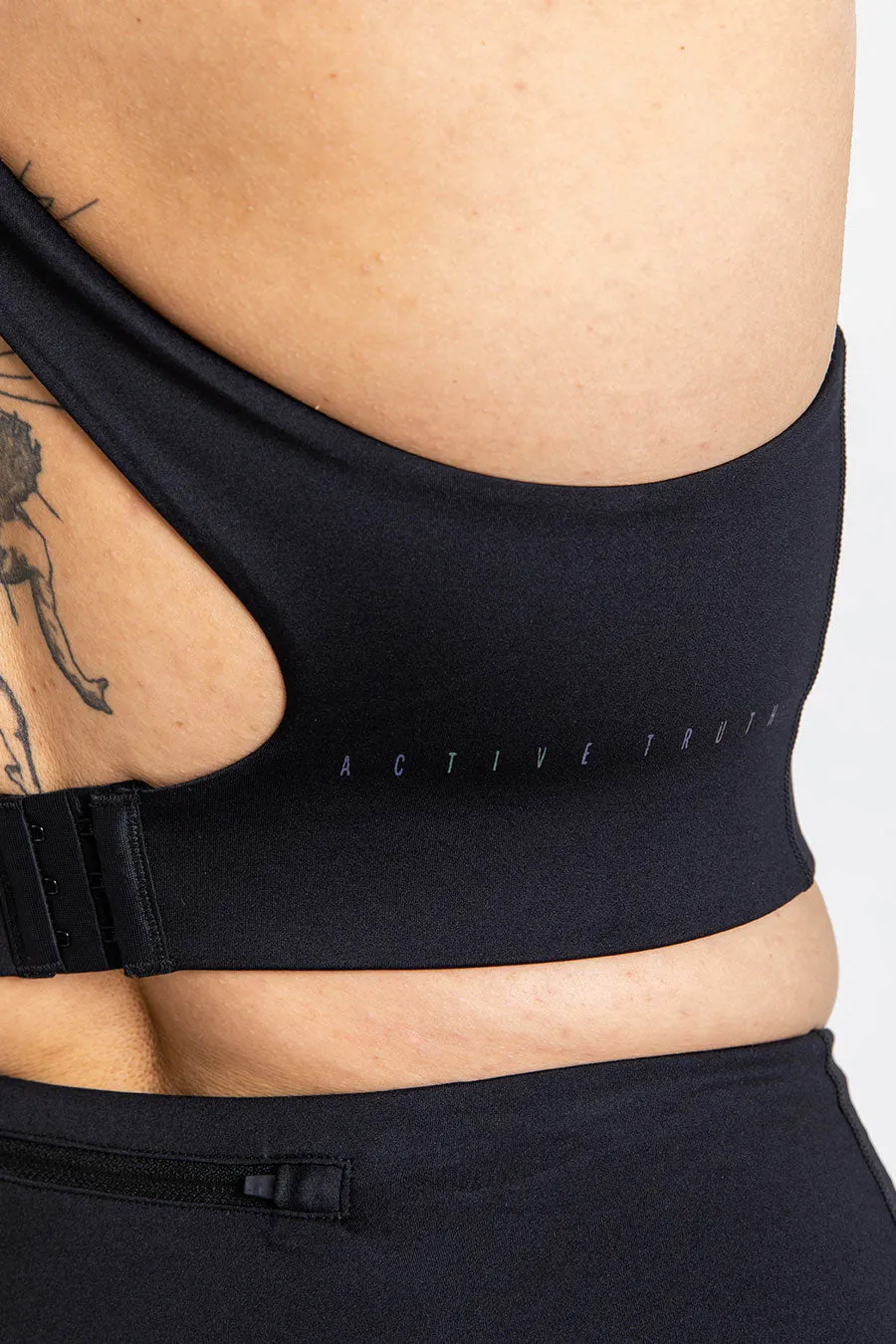 Glow Utility Crop - Black