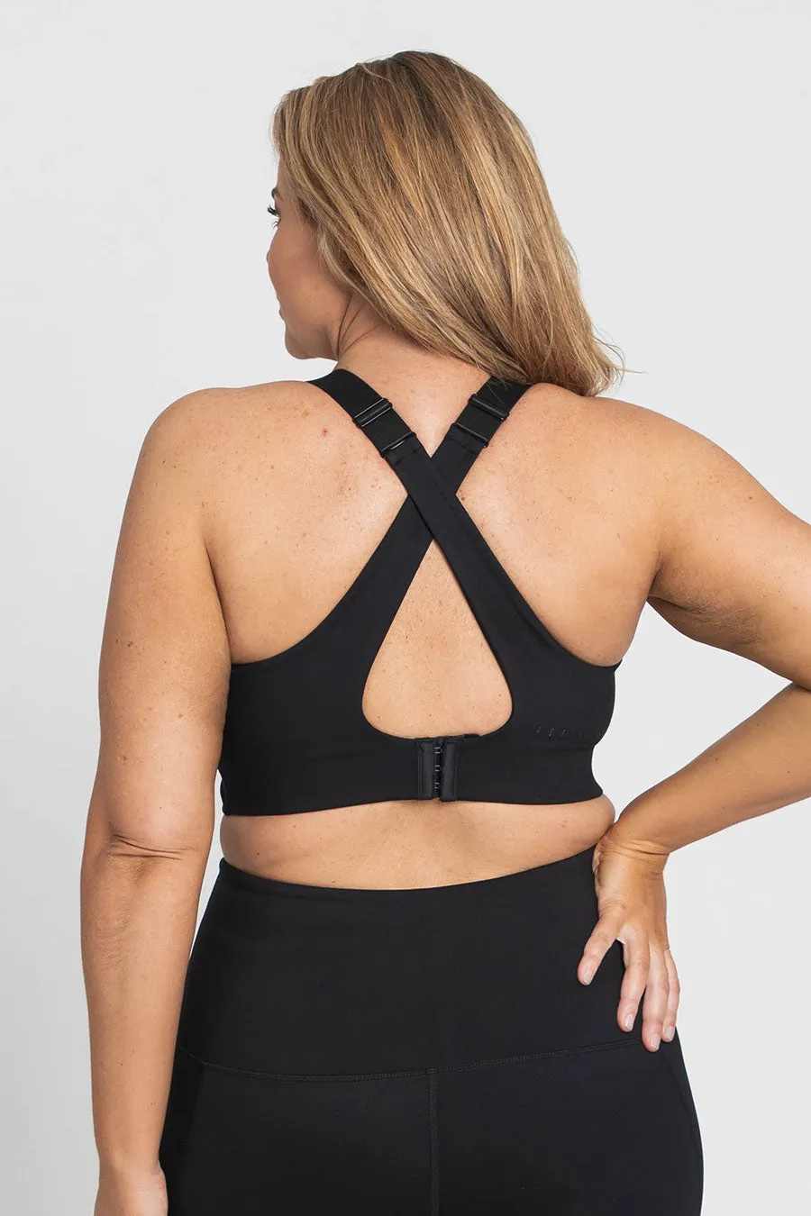 Glow Utility Crop - Black
