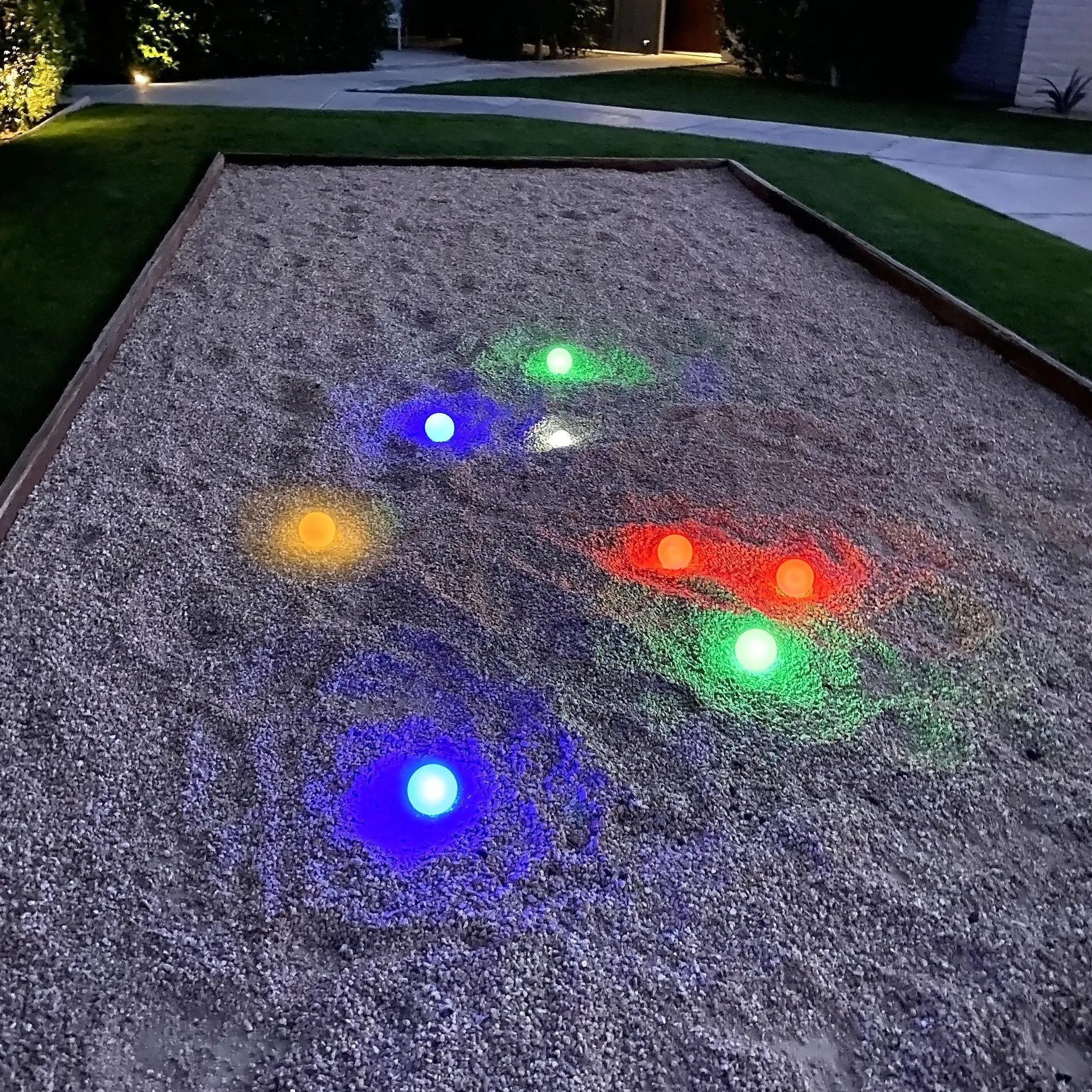 GoSports 85mm LED Bocce Ball Game Set