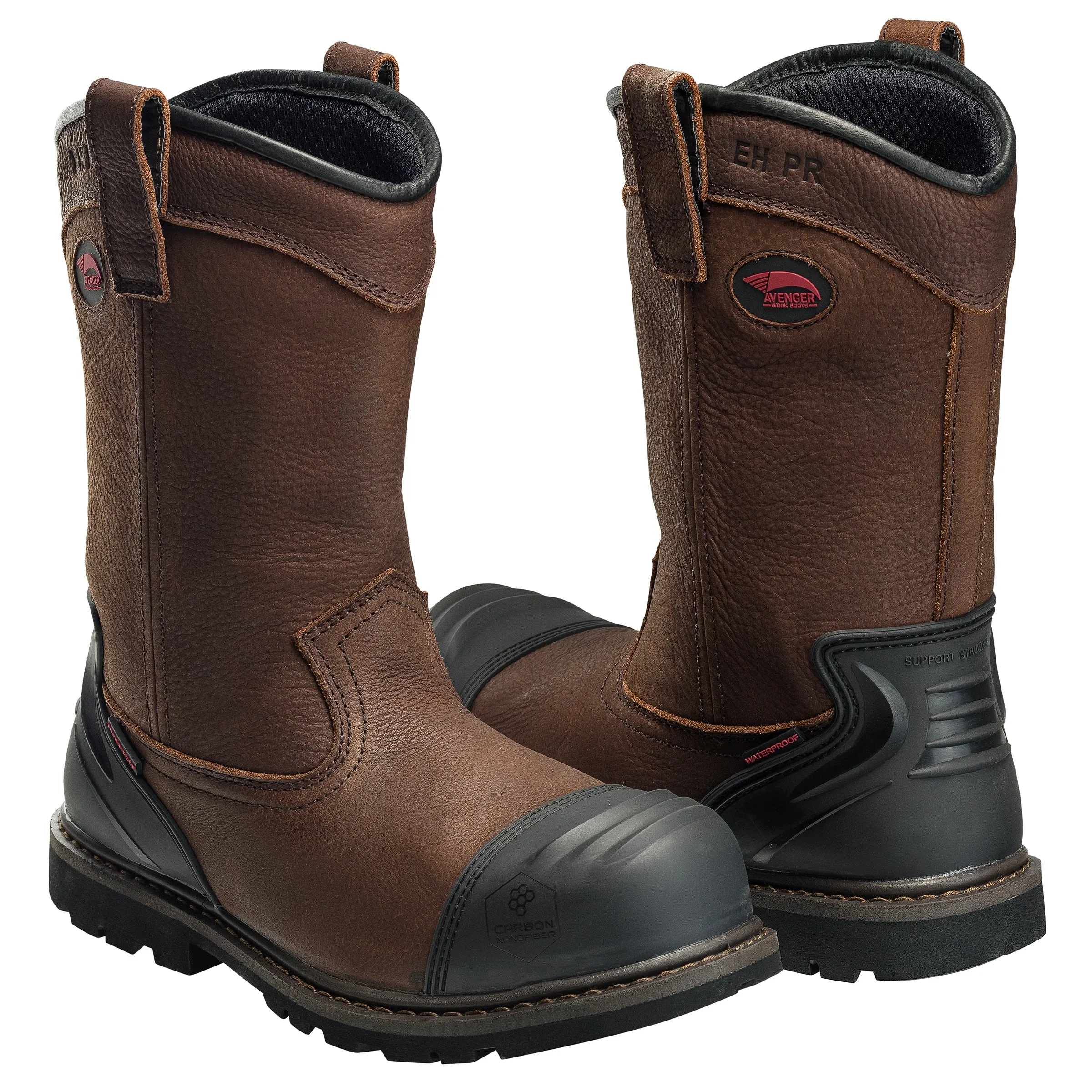 Hammer Brown Carbon Toe EH PR WP 11" Wellington