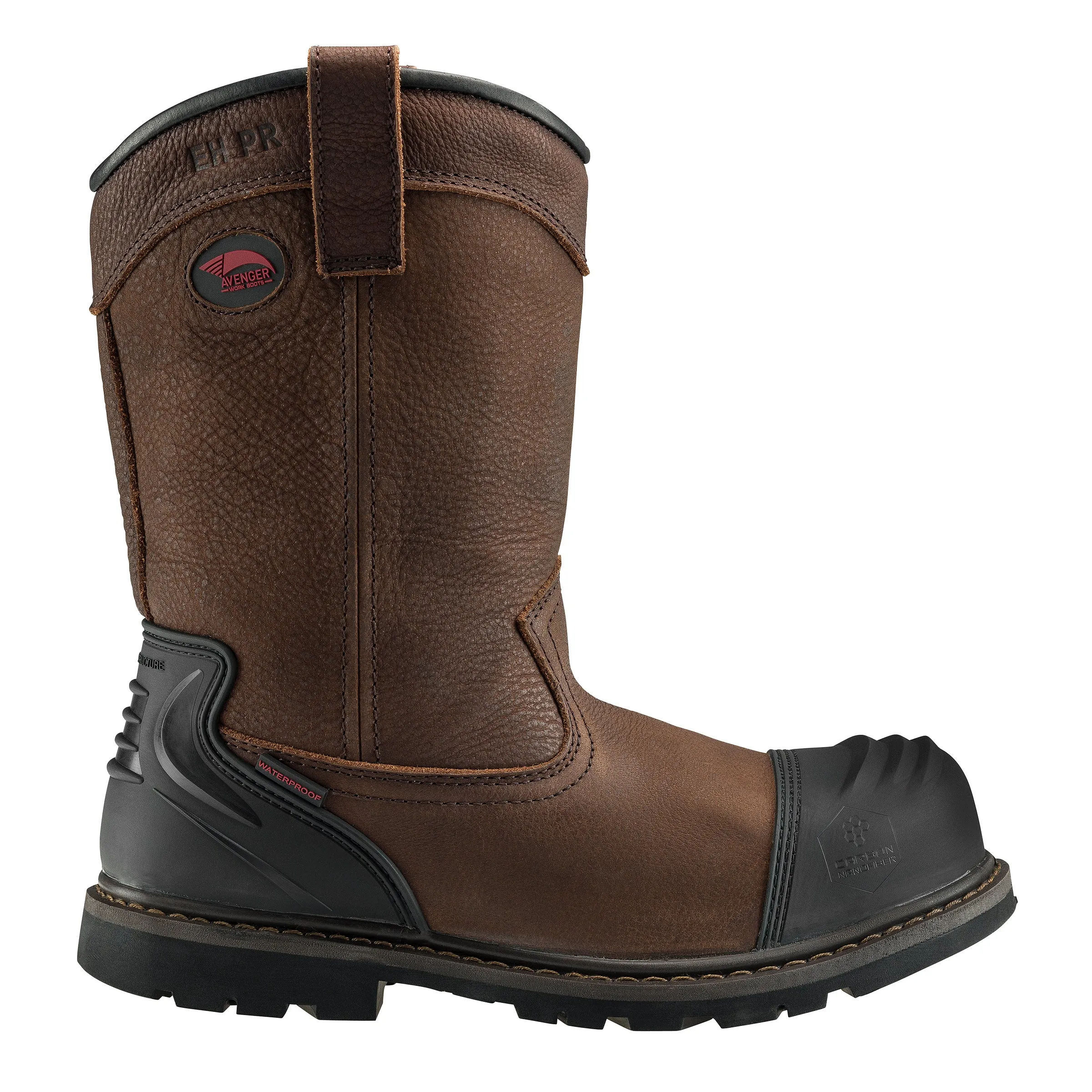 Hammer Brown Carbon Toe EH PR WP 11" Wellington
