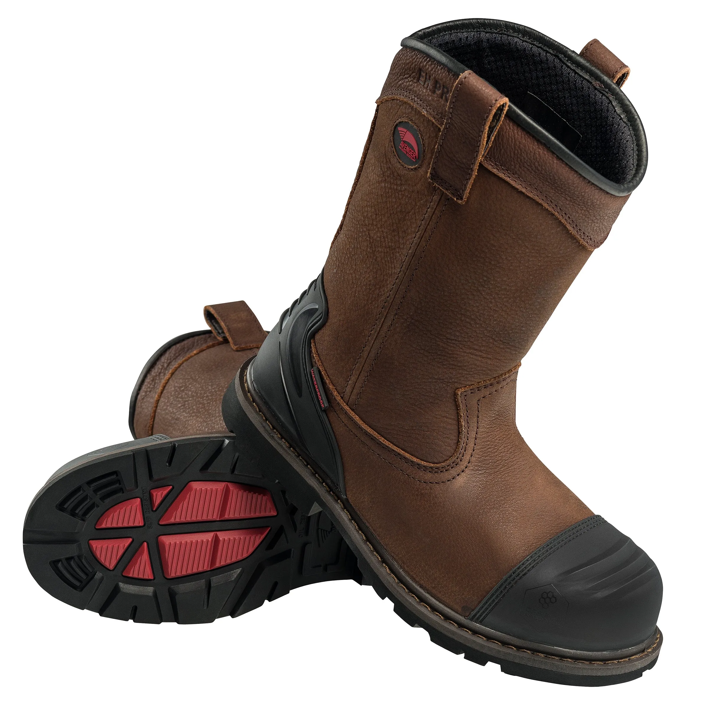 Hammer Brown Carbon Toe EH PR WP 11" Wellington