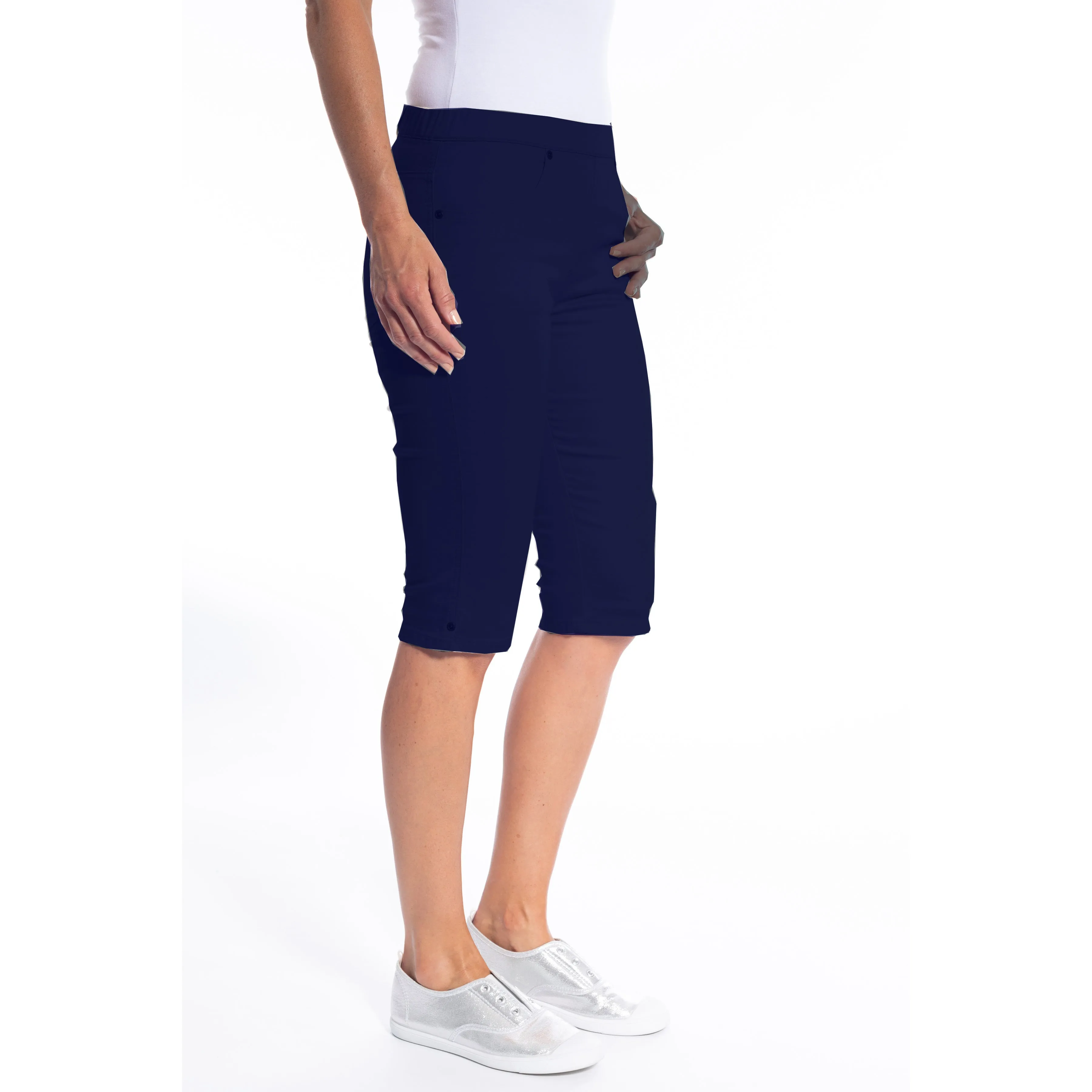 Jeans Shorts by  Café Latte - Navy
