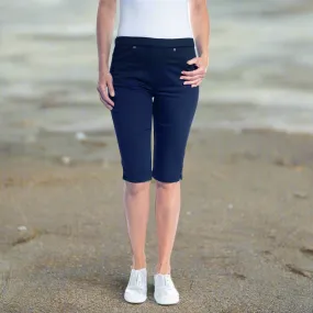Jeans Shorts by  Café Latte - Navy