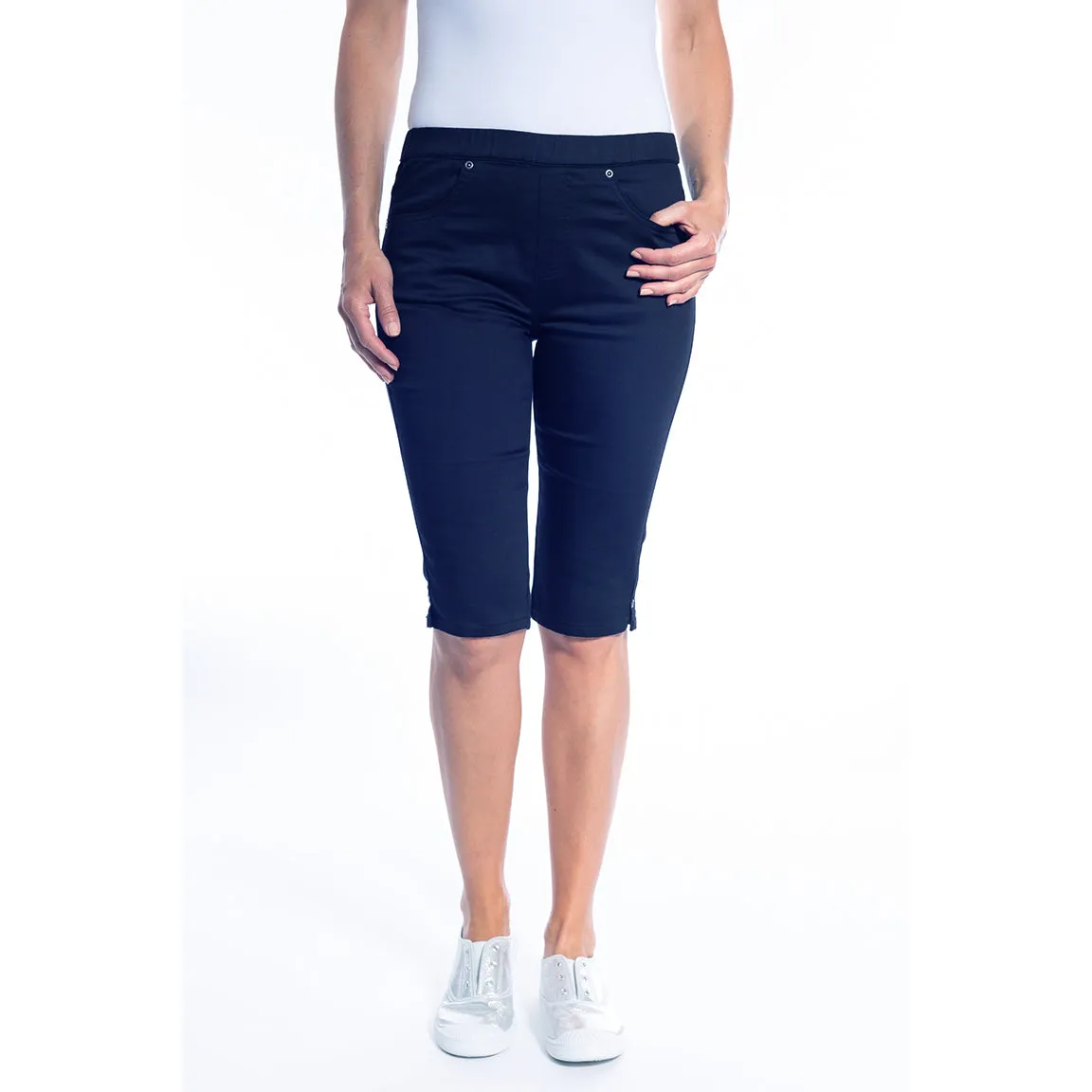 Jeans Shorts by  Café Latte - Navy