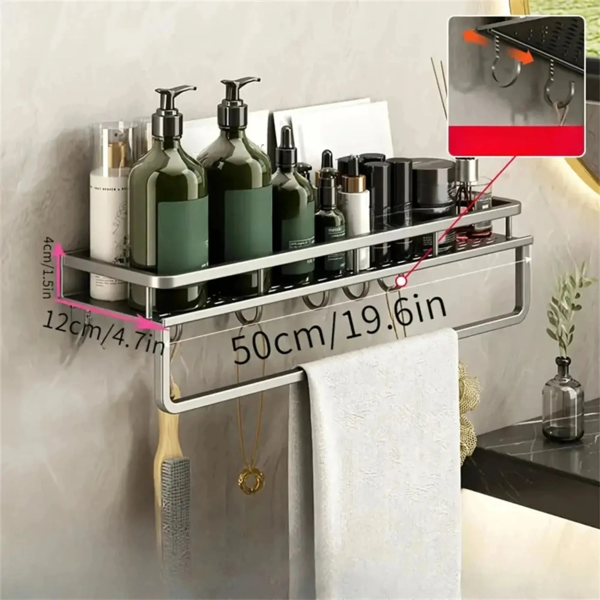Kitchen Organization Wall Rack | Multi-Functional Storage Solution