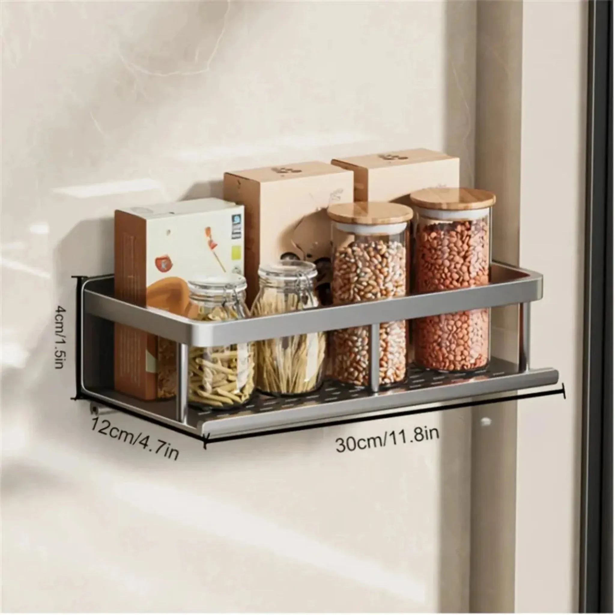 Kitchen Organization Wall Rack | Multi-Functional Storage Solution