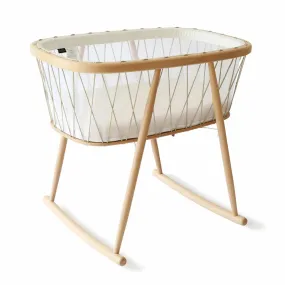 Kumi Mesh Cocoon Bassinet/Crib With Mattress - Desert