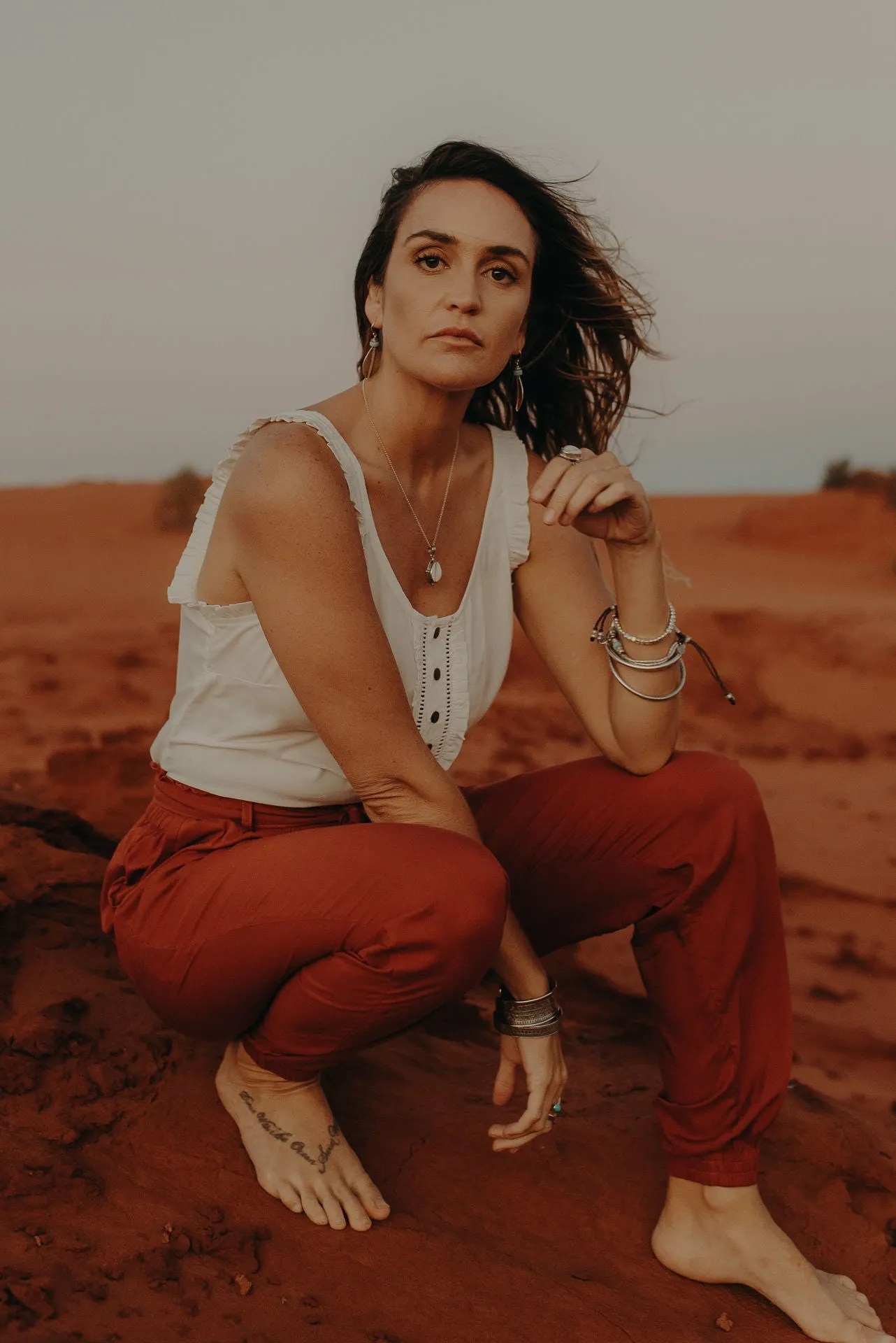 Lounge Pants - burnt ochre