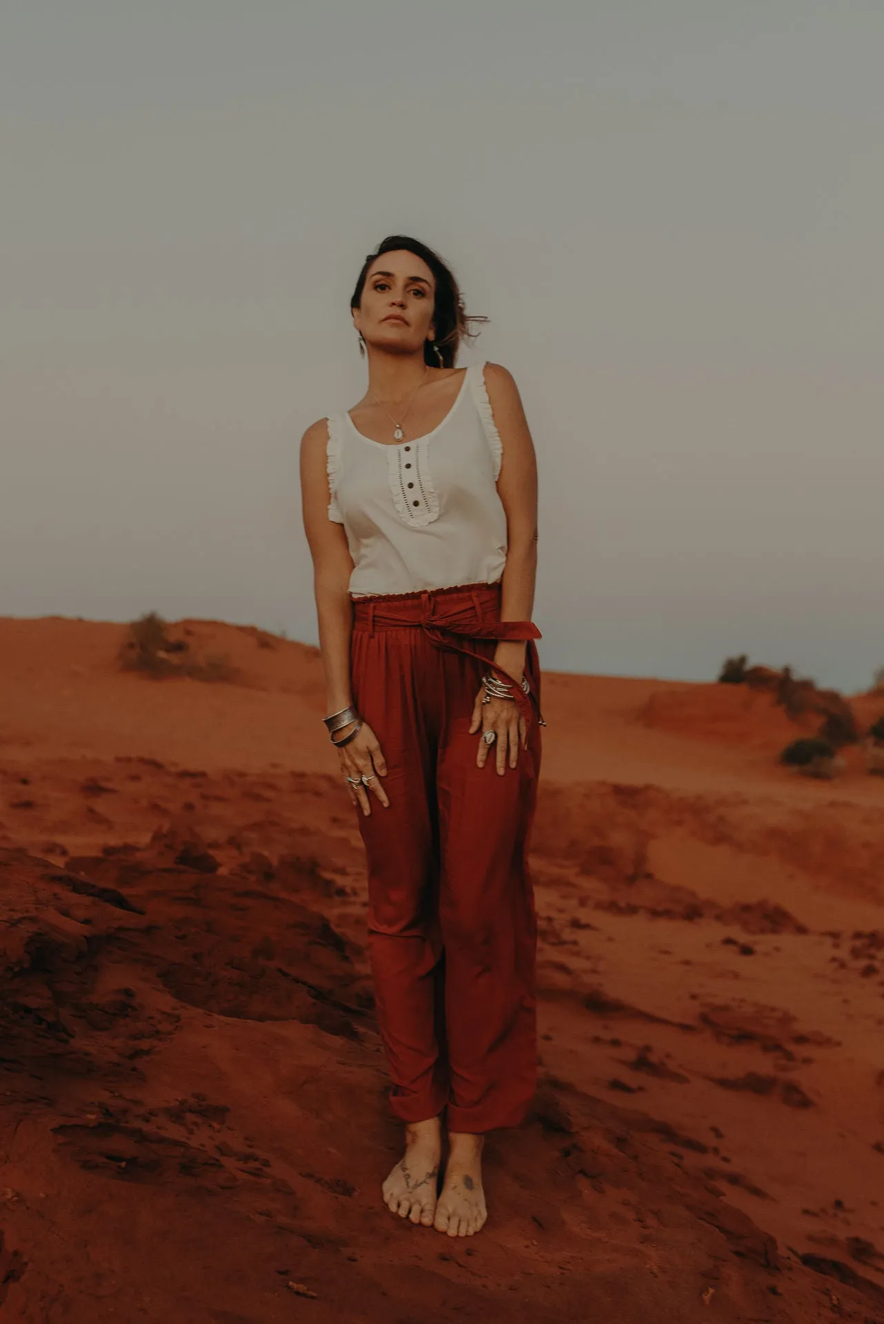 Lounge Pants - burnt ochre