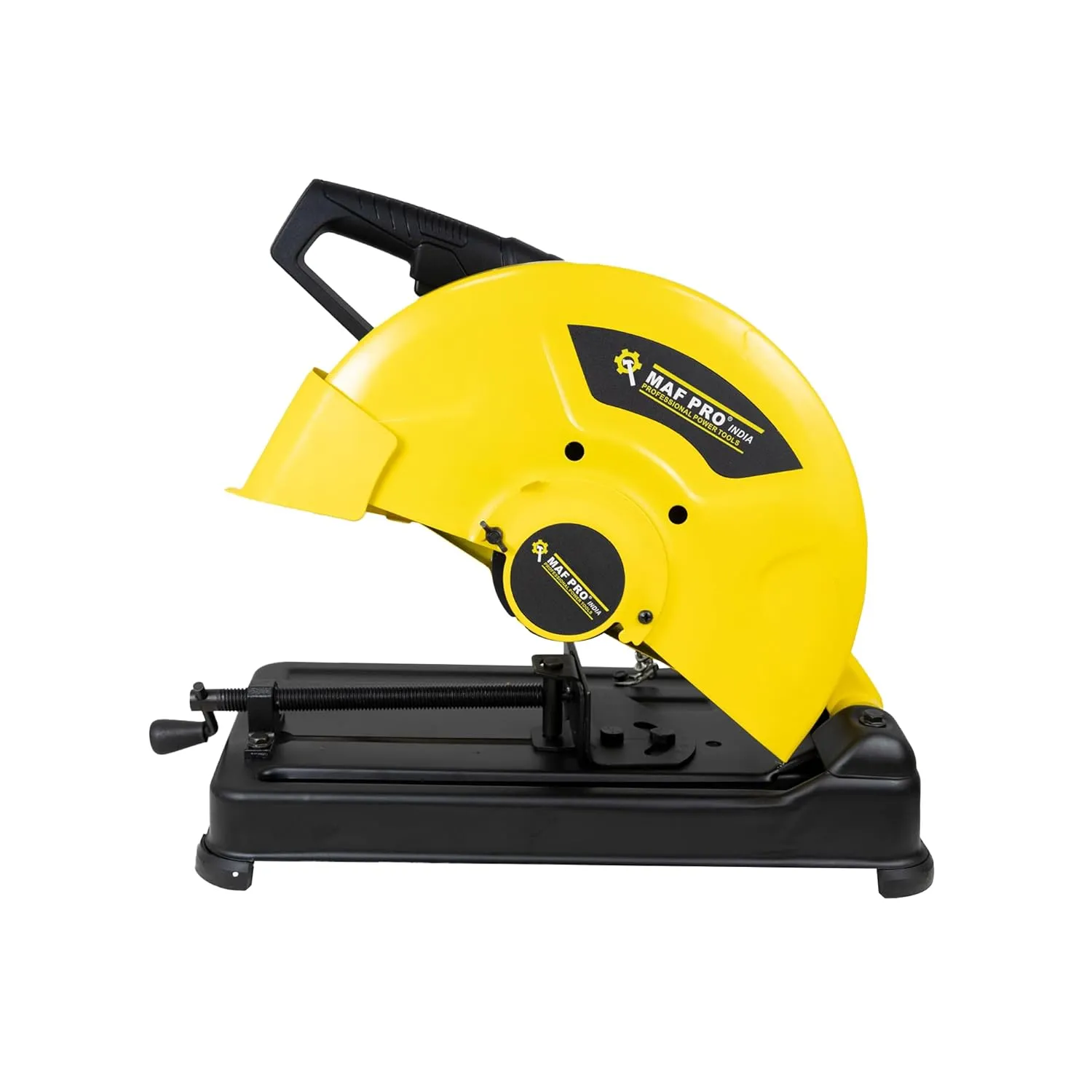 MAF PRO MCM22001 14 Inch Chop Saw Machine with Locking Chain & Variable Speed Control For Cutting Metal, Steel Pipe, Tmt, Rebars, Pvc Channels and Angles Metal Cutter (2200 W, 3900 Rpm, 355mm)