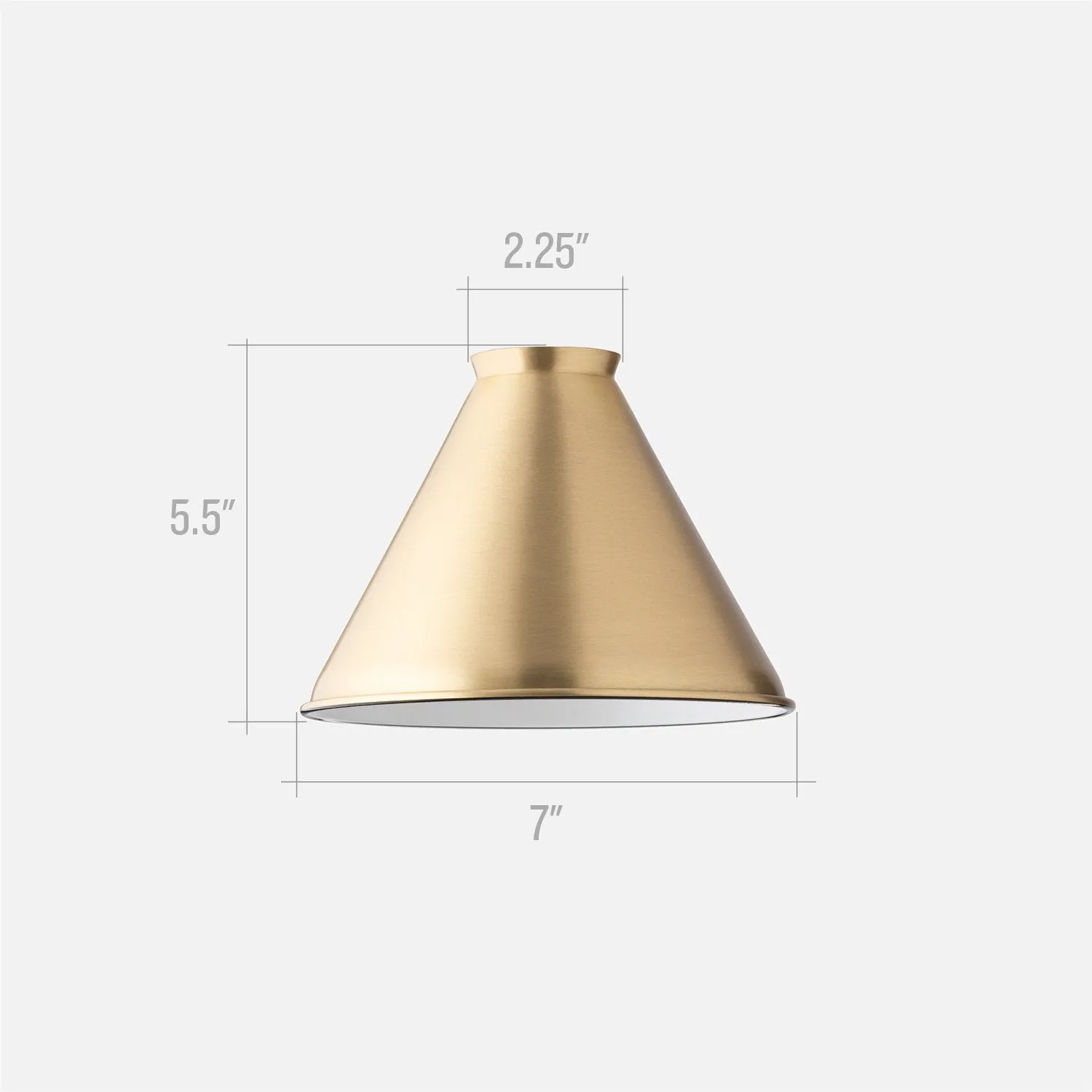 Metal Slim Cone Shade