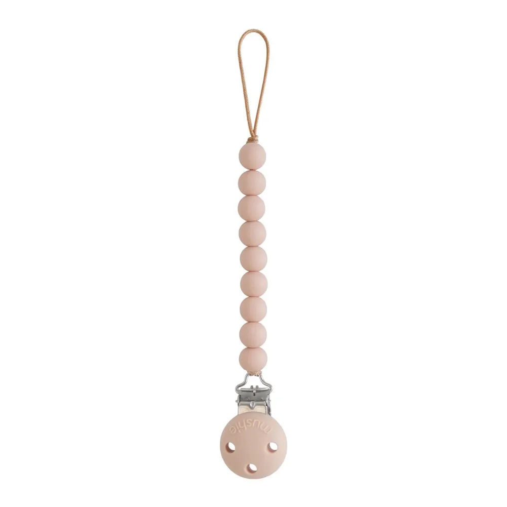Mushie Hera Silicone Pacifier Clip