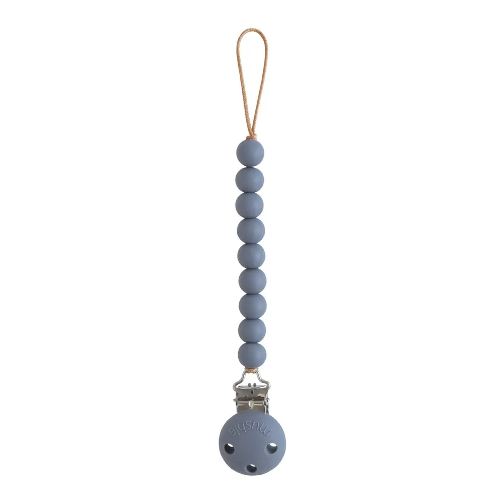 Mushie Hera Silicone Pacifier Clip