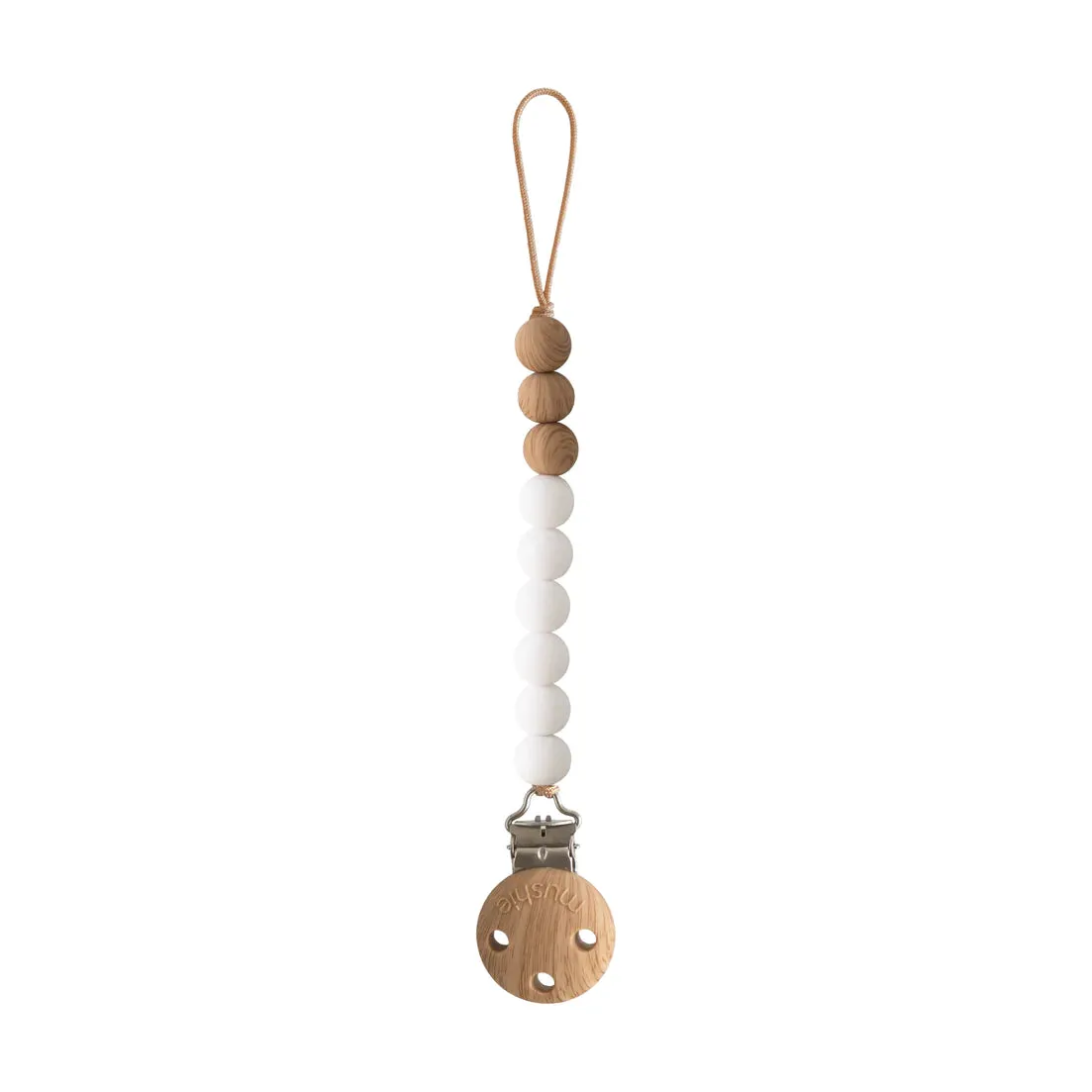 Mushie Hera Silicone Pacifier Clip