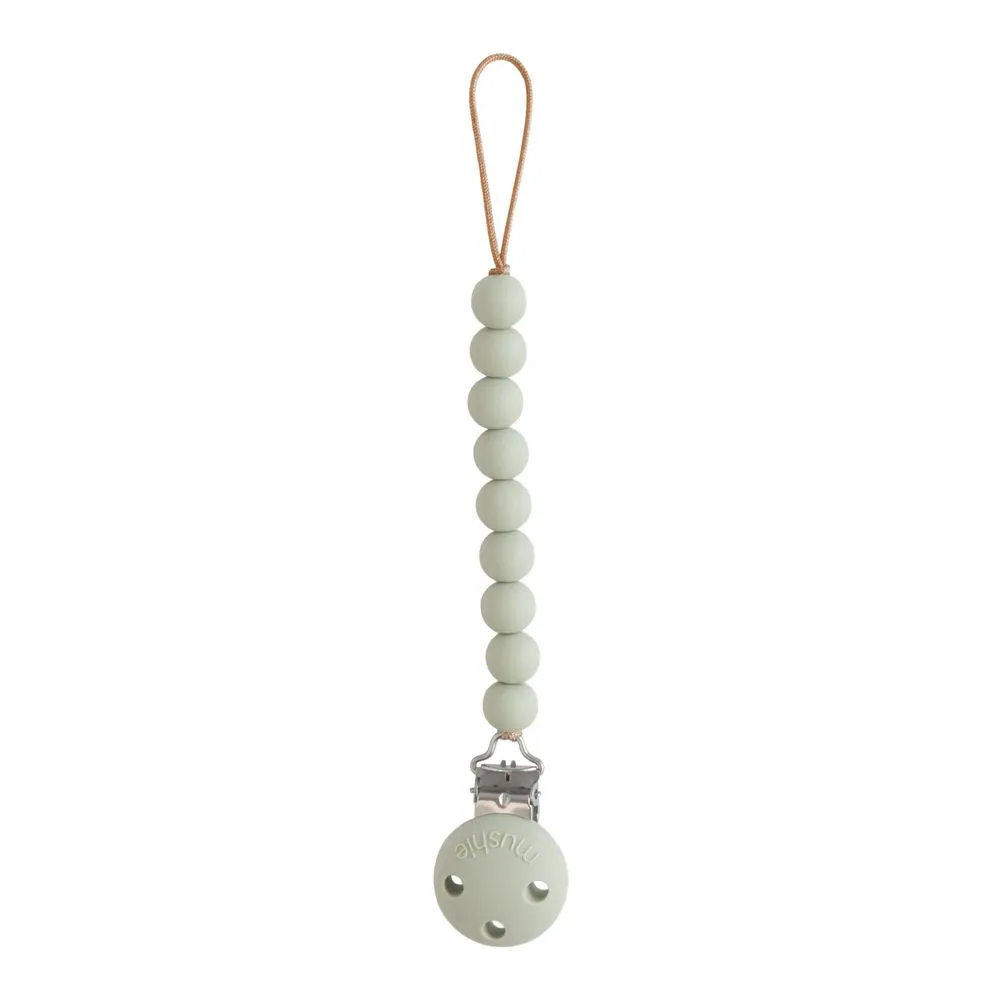 Mushie Hera Silicone Pacifier Clip
