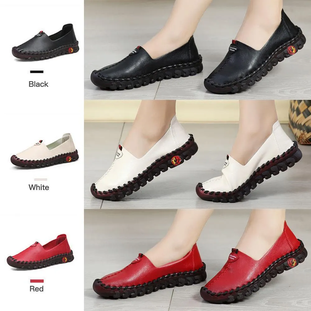 Owlkay Women's Wide Fit Thick Sole Flats: Ultimate Comfort & Balance for Every Step