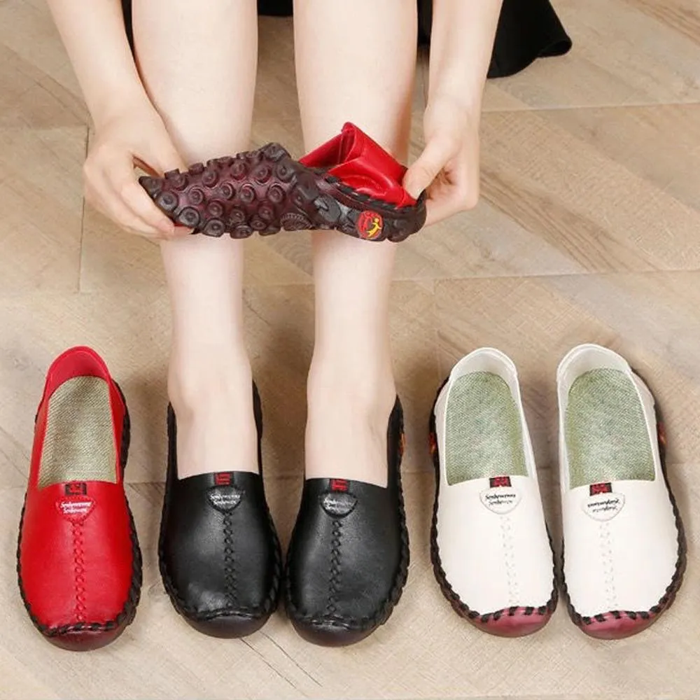 Owlkay Women's Wide Fit Thick Sole Flats: Ultimate Comfort & Balance for Every Step