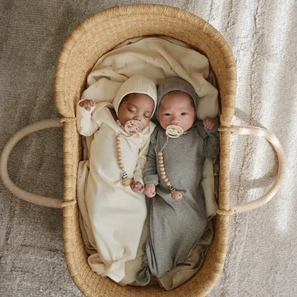 Pacifier Clip | Hera (Faux Wood)