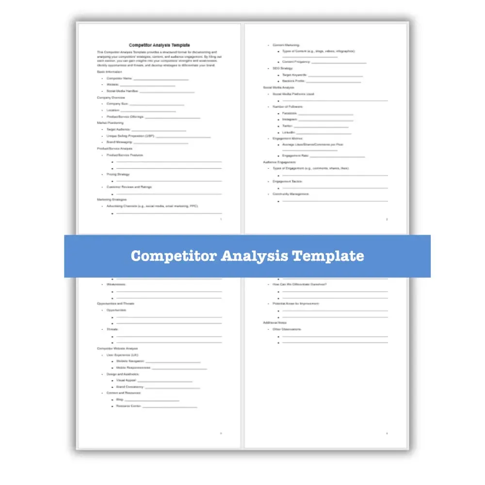 Pinpoint Your Perfect Audience Guide   Templates